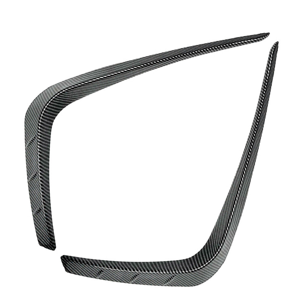 Front Bumper Side Spoiler Splitter Carbon for Ford Focus MK4 ST Line 2019-2022