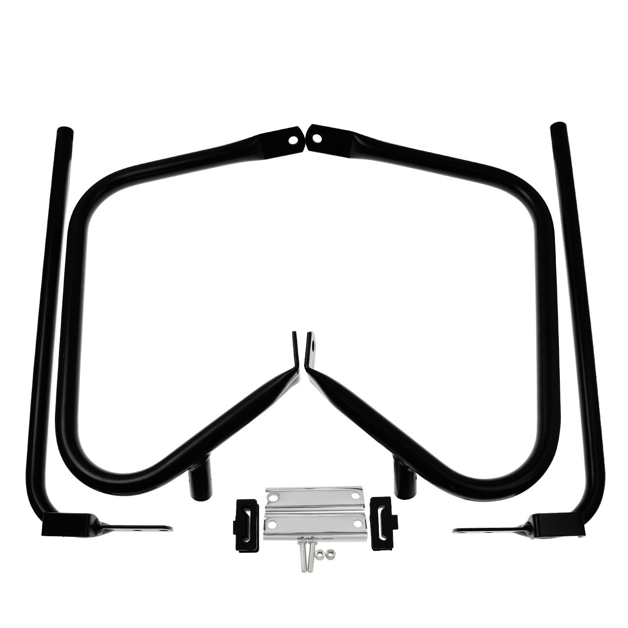 Black Rear Saddlebag Bracket Guard Bar Fit for Harley Electra Road Glide 97-2008
