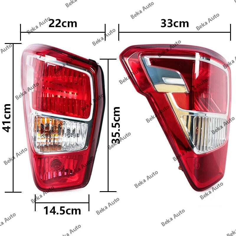 1 pair of taillights/brake stop lights suitable for Ssangyong Musso 2018 2019 2020 LHRH.