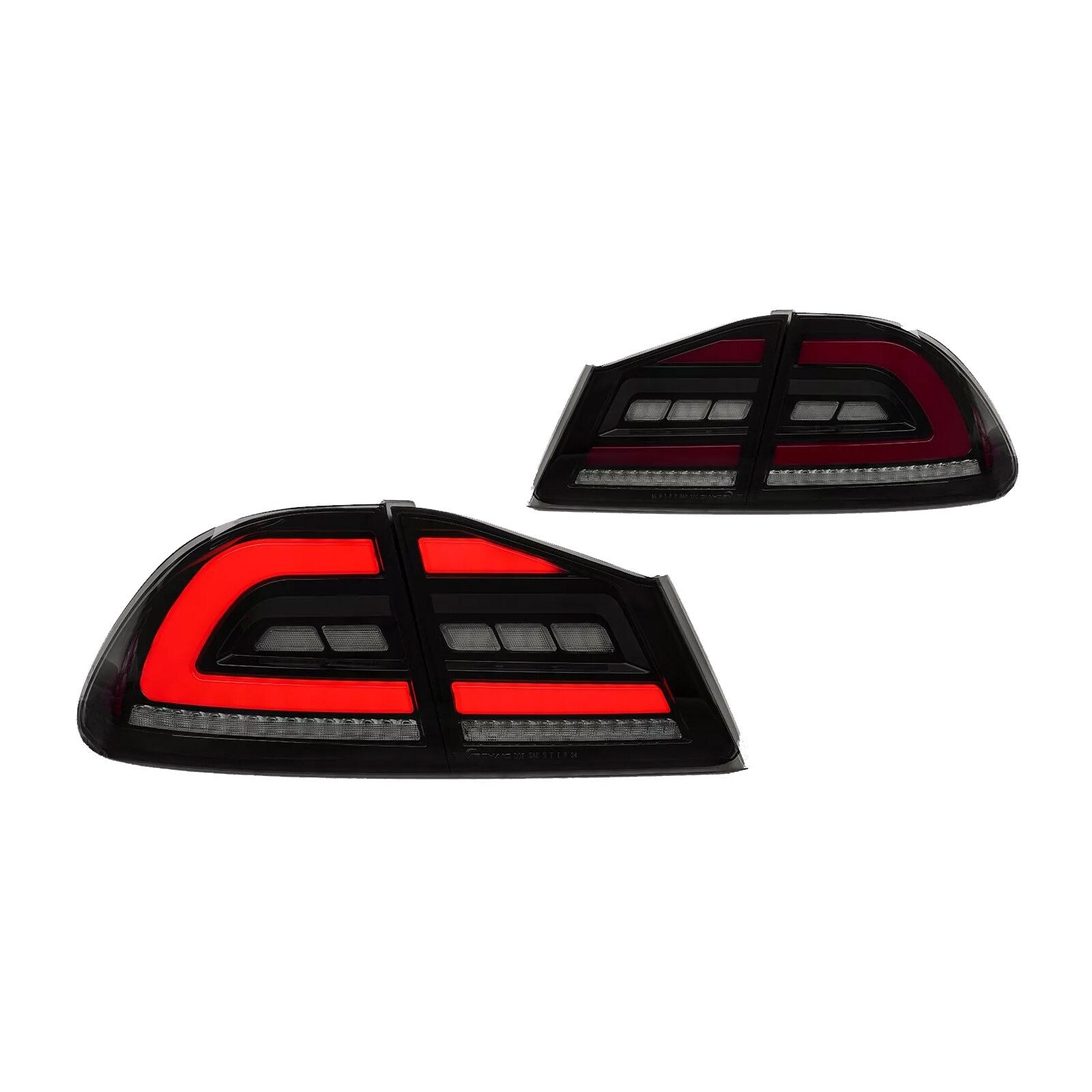 Smoke Red LED Sequential Taillights for 05-12 for Honda for Civic FD2 FD1 tail lights