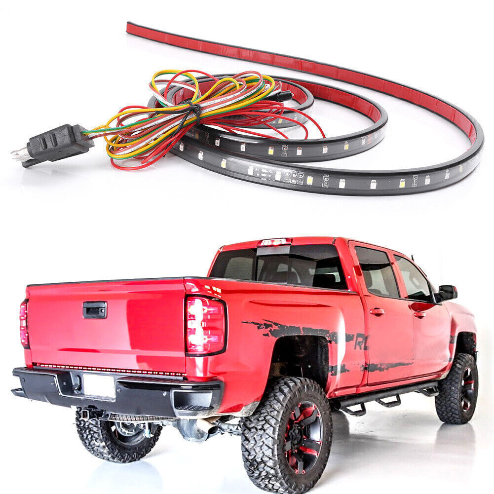 60 Tailgate LED Light Brake Turn Signal Stop Tail Strip Lamp for Jeeps Truck US