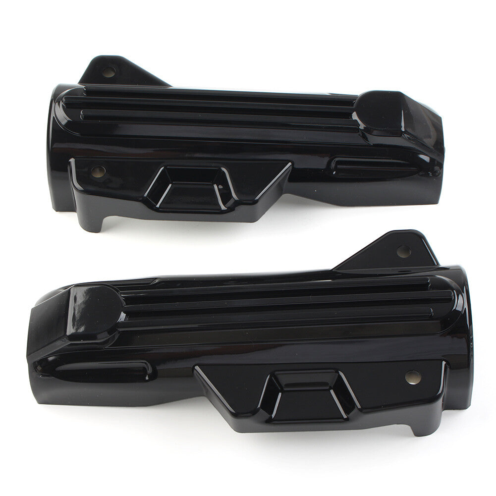 Untere Gabelabdeckungen f¨¹r for Harley FLHR Electra Glide Road King 2014¨C21 schwarz