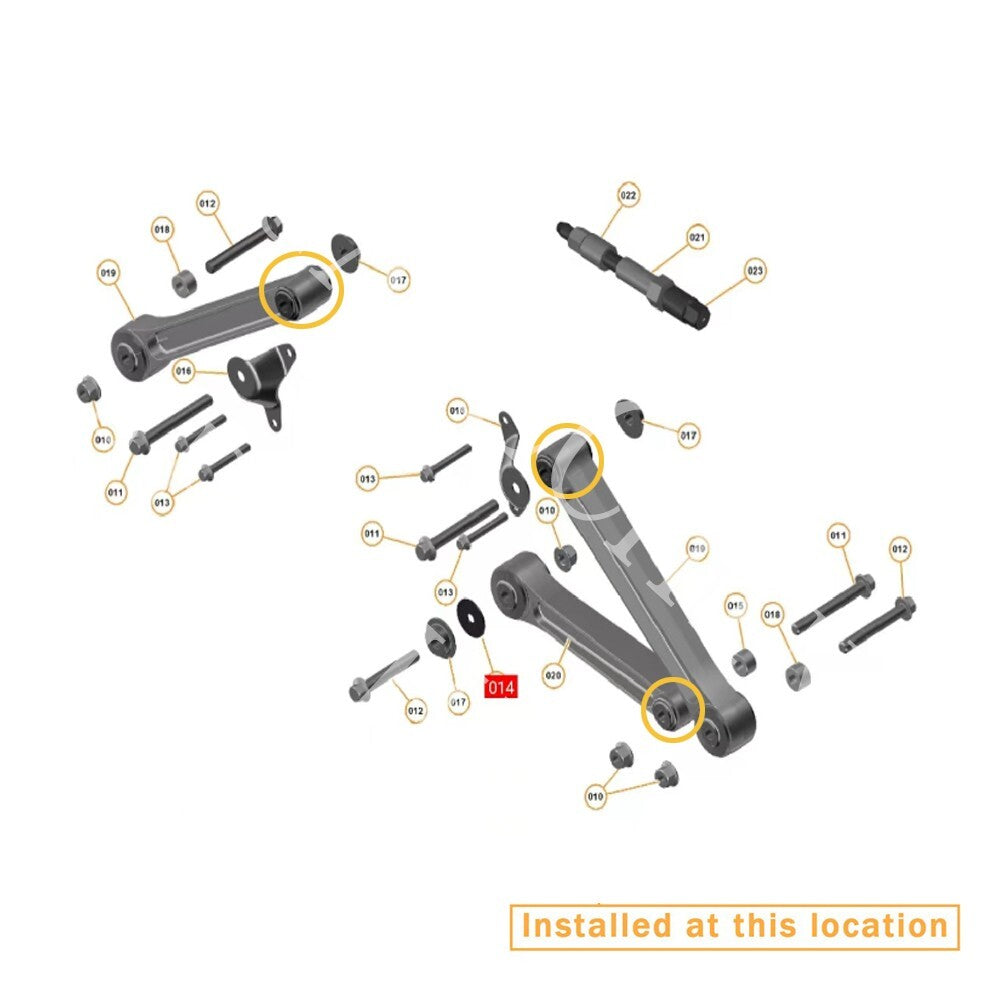 Engine mounting arm bushing for McLaren 570S GT 625 650 12C 540C 675 - Equipment Manufacturer 13F0296CP