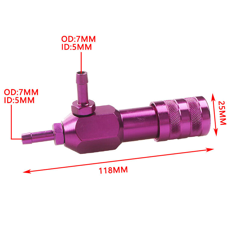 Purple Adjustable Racing Turbo Boost 1-30 Psi Car Manual Boost Controller Kit