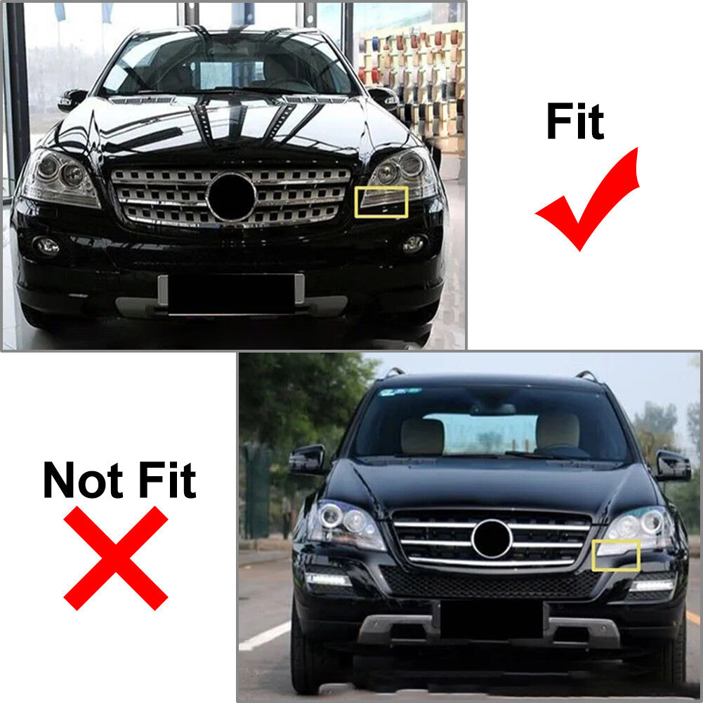 Fit for Benz ML Class W164 2005-08 08 06 GTR Style Front Bumper Radiator Hood Grille