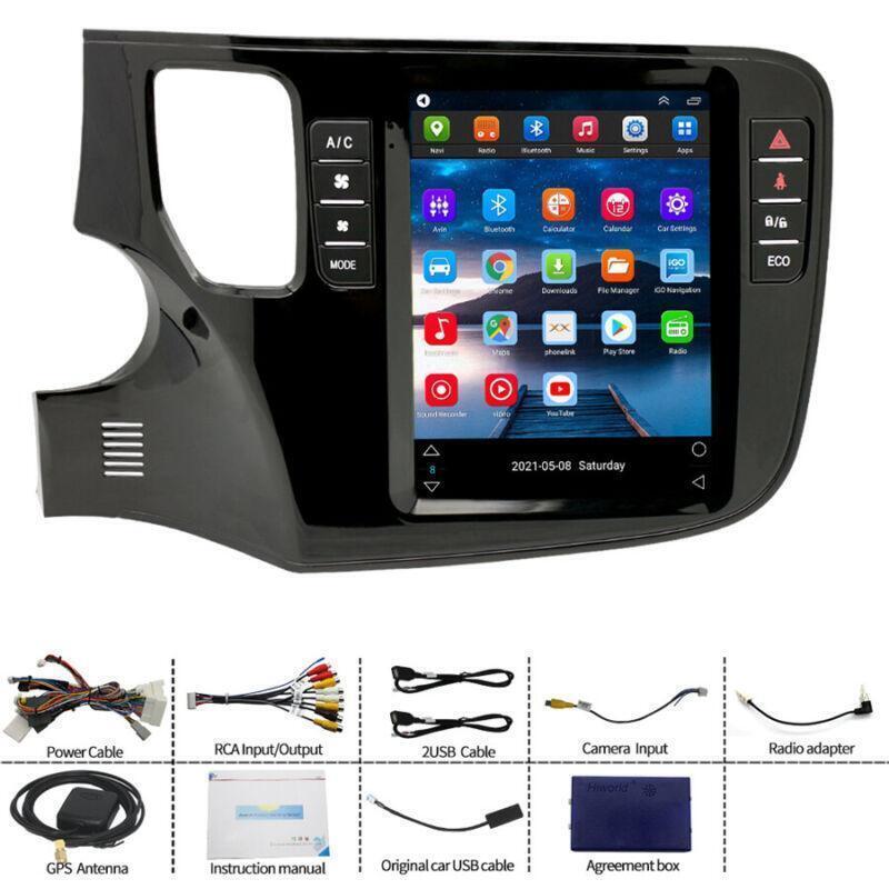 GPS Navigation 9.7 Android 10.1 Radio FM for Mitsubishi Outlander 3 LHD 13-20