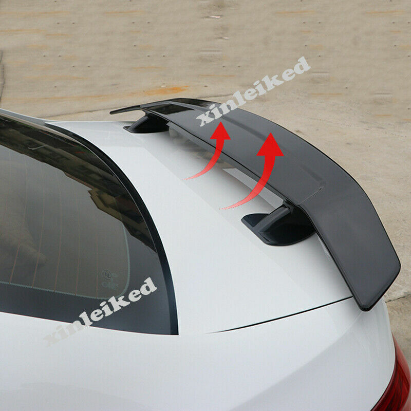 for Mazda 3 Axela Sedan 2014-2018 Glossy Black ABS Rear Spoiler Trunk Wing Cover