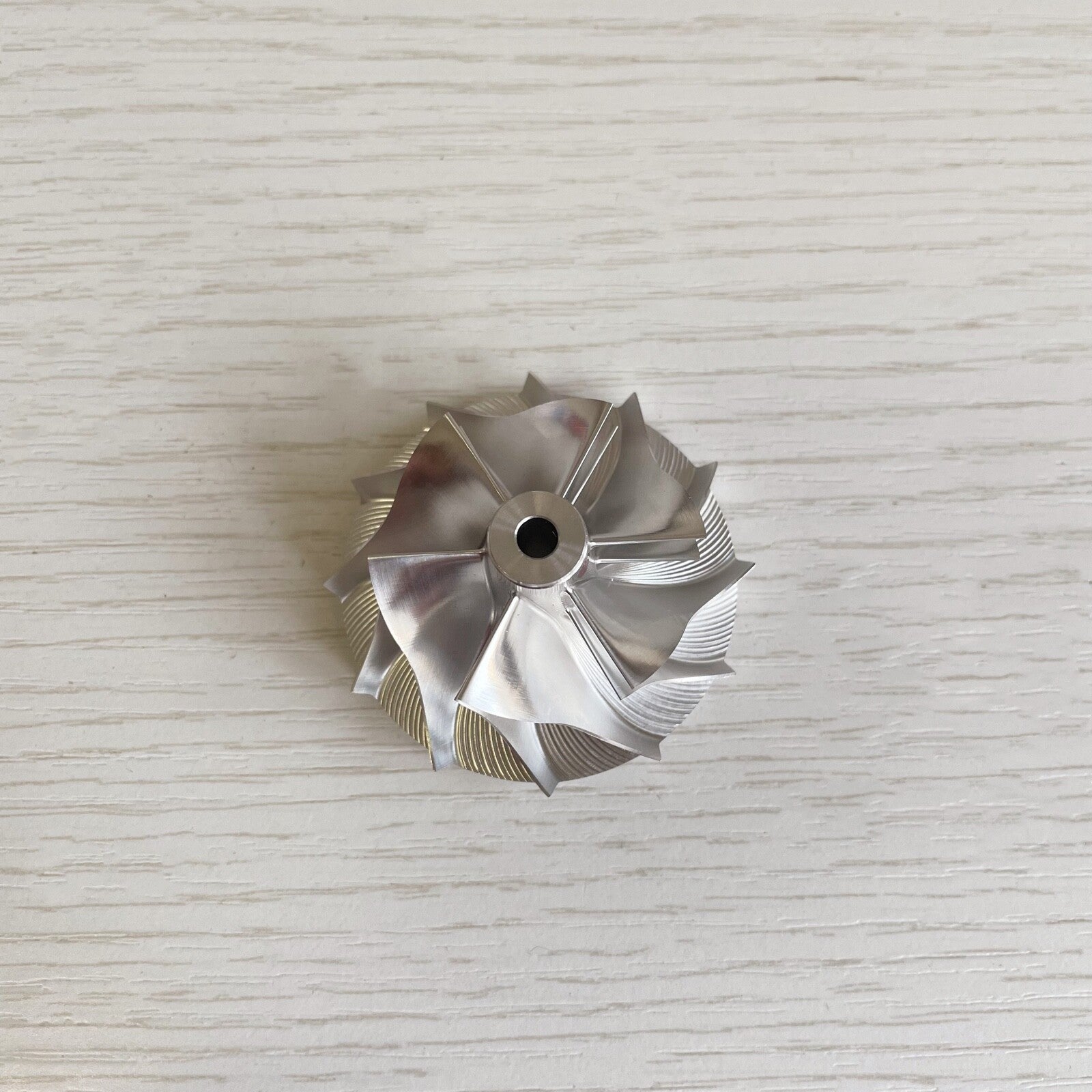 KP39 5443-123-2007 1303-039-401 34.50/46.00mm 6+6 Blade Billet Compressor Wheel