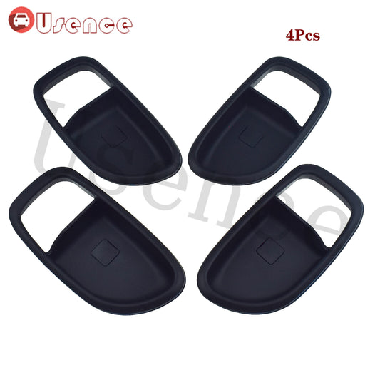 4Pcs Interior Door Handle Bezel Left + Right Side For 2007-2010 for Hyundai for Elantra