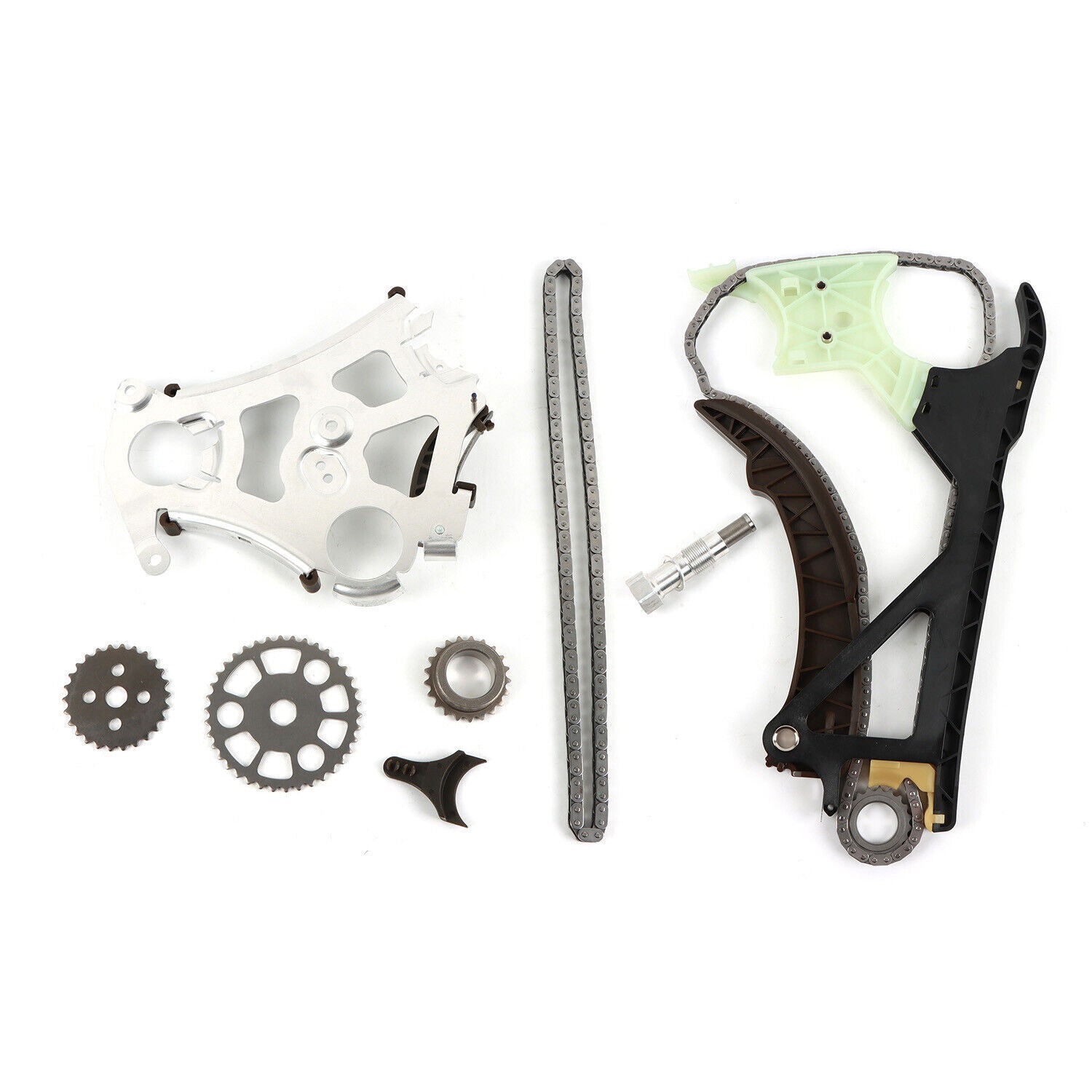 Timing Chain Kit Engine Oil Pump Gear Guide Rail Assembly for BMW N52 N55 325 US