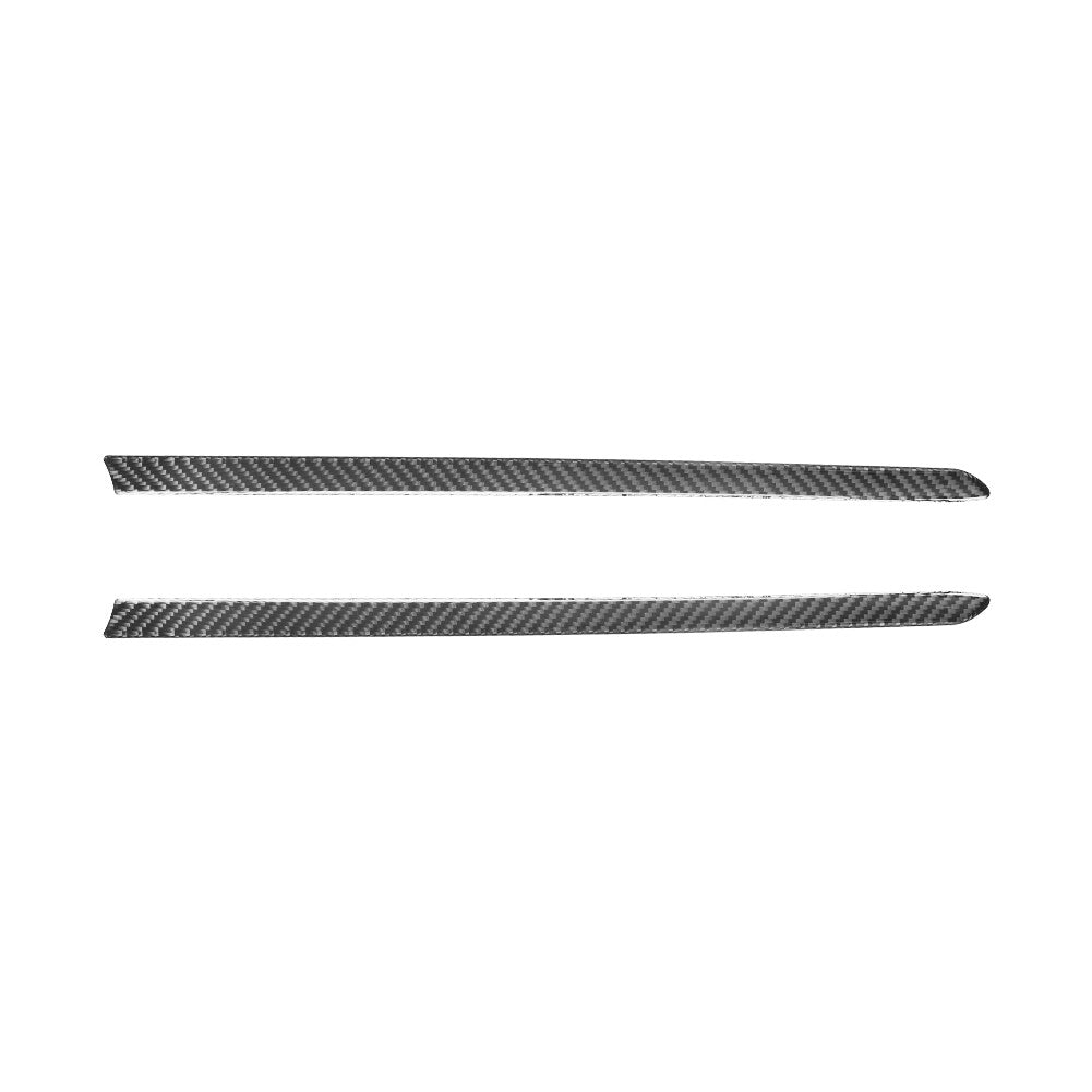 2X Carbon Fiber Front Door Panel Strips Cover Trim for Nissan Altima 2019-2022