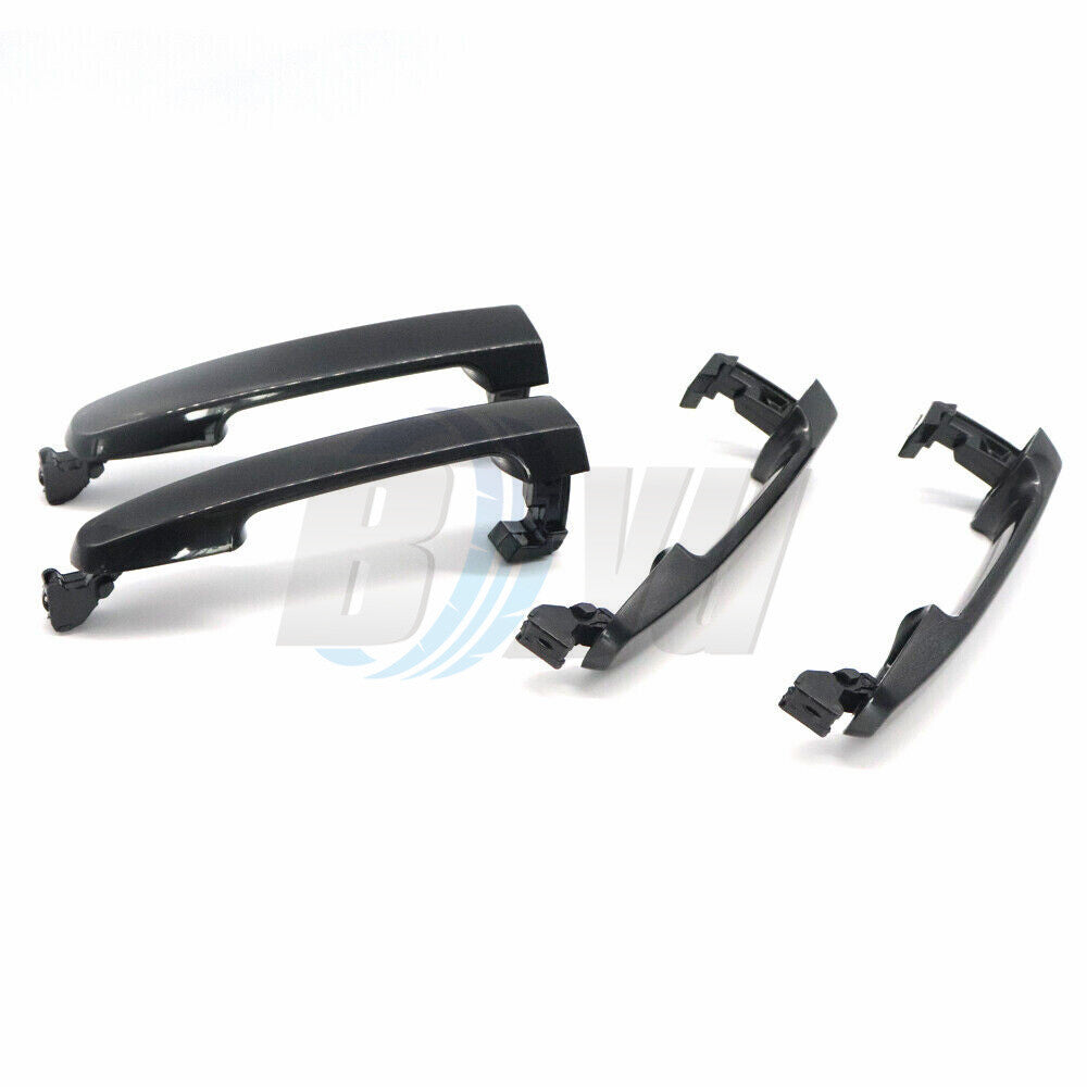 4PCS New Front Rear Left Right Black Door Handle for Toyota for Corolla Matrix 03-08