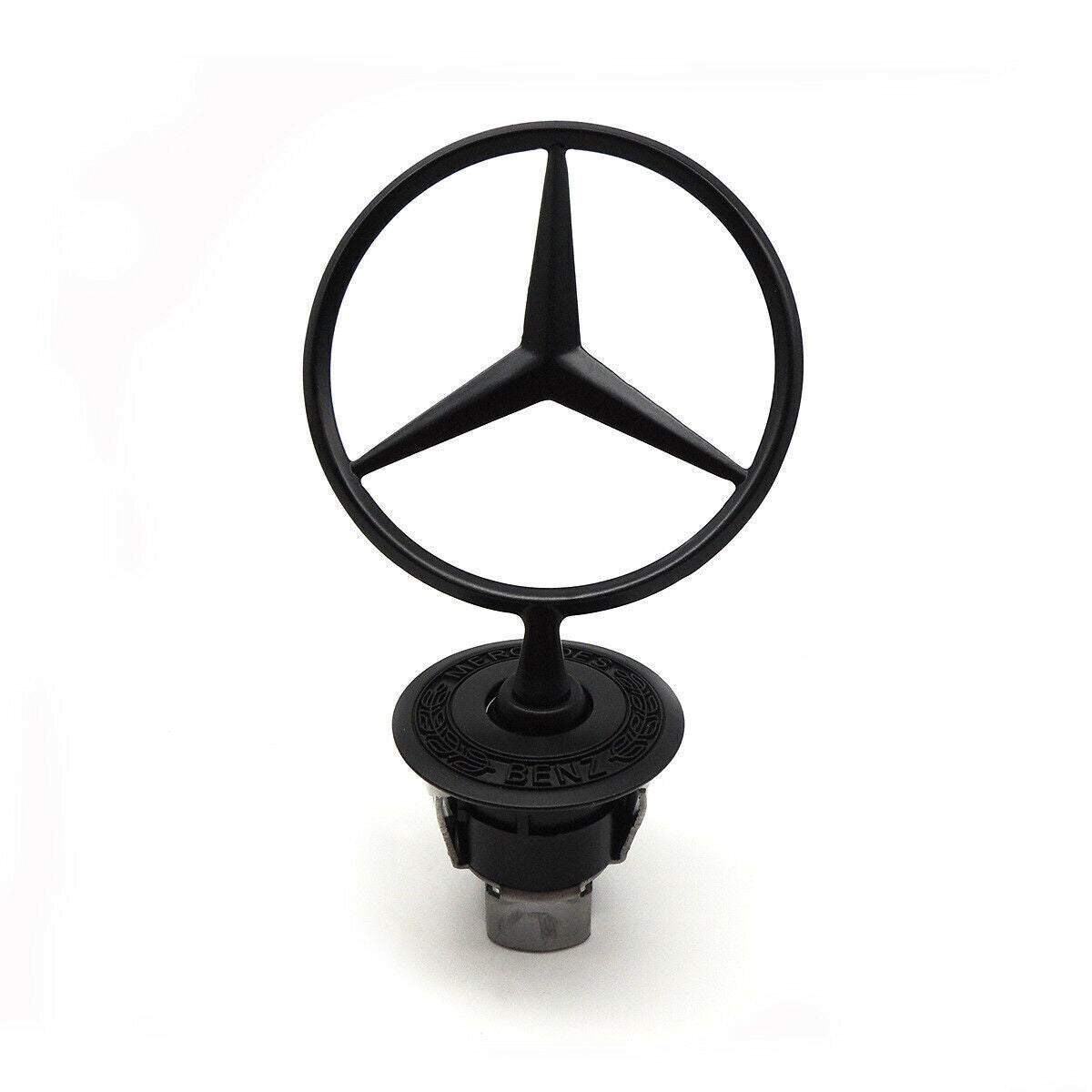 Suitable for Mercedes-Benz front hood trim star mounting badge CES C300 AMG Black