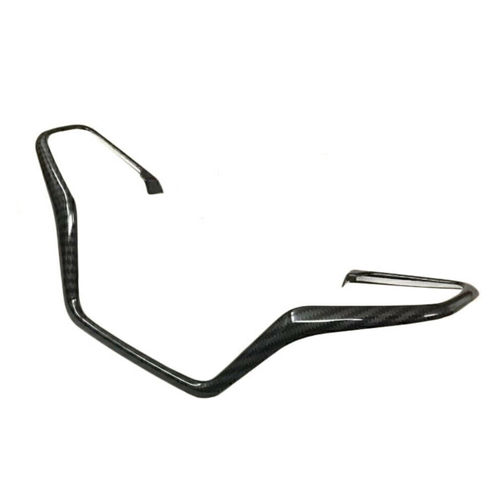for Honda CRV CR-V 2017-2021 Carbon Fiber Style Steering Wheel Cover Frame Trim