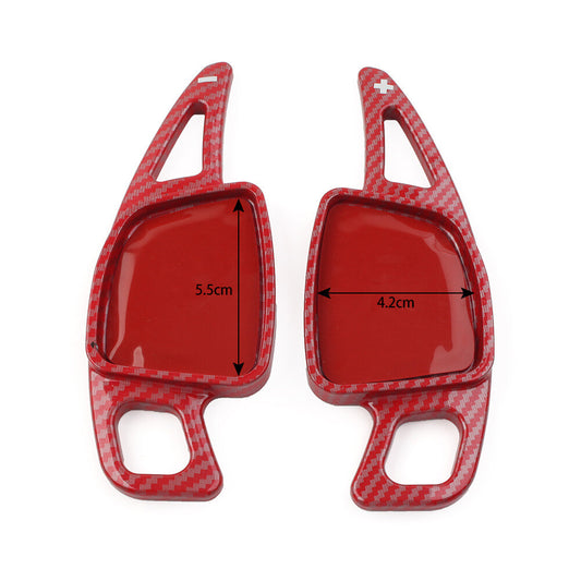 for Audi A3 A4 S4 A5 S5 A6 A7 Red Steering Wheel Shift Paddle Shifter Extension