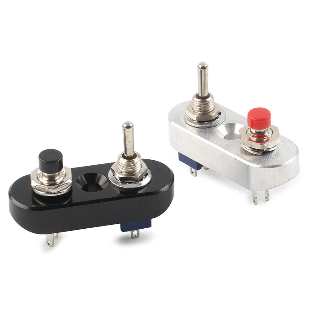 7/8 Handlebar for Mini Dual Toggle Switch Push Button For Horn Headlight ON-OFF