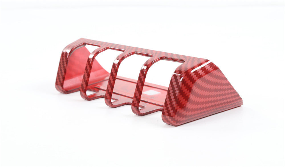 Red Carbon Fiber ABS Window Lift Switch Button Panel Trim for Suzuki for Jimny 2019+