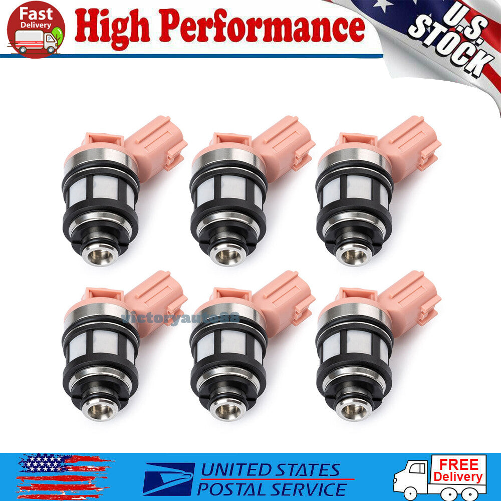 6-piece fuel flow injector 16600-1800 for Nissan 1999-2000-2004 Frontier Xterra 3.3L