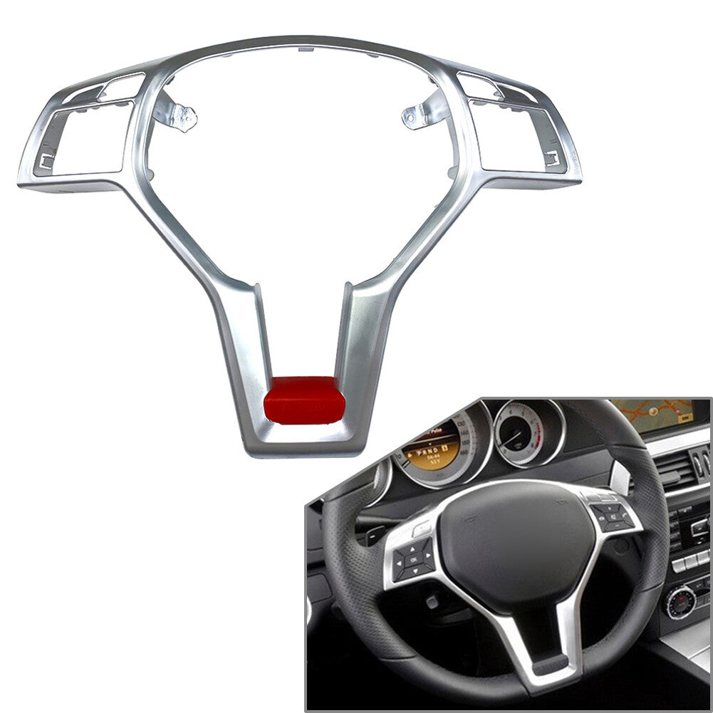 for Mercedes-Benz A C E SLK CLA CLS Style Steering Wheel Frame Trim Cover