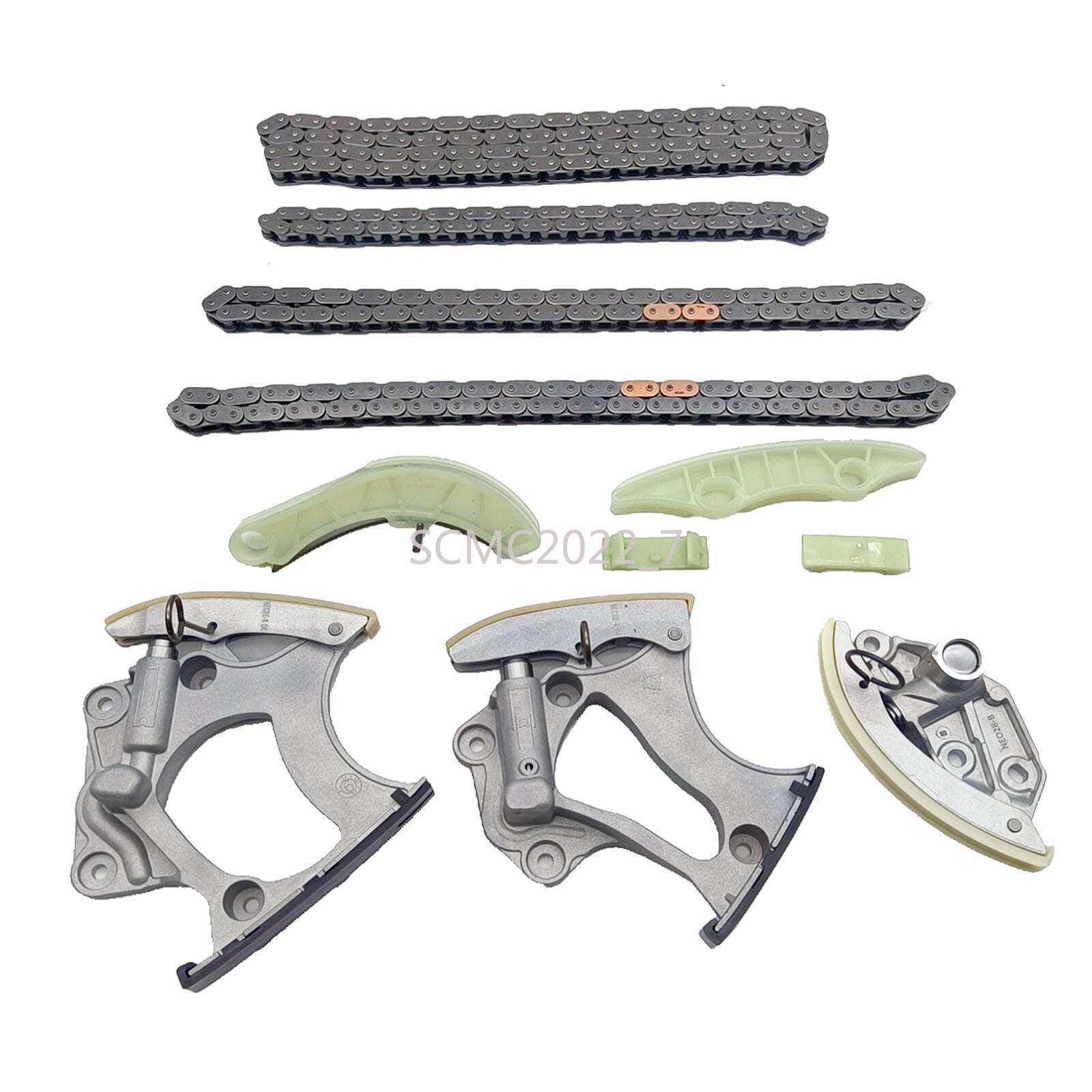 11X Engine Timing Chain Tensioner Guides Kit for AUDI S5 A6 for A8 Q7 3.0L CREC CRED