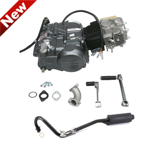 for Lifan 140cc engine motor exhaust kit suitable for Honda ATC70 CT90 CT70 CRF70 XR50 SSR125