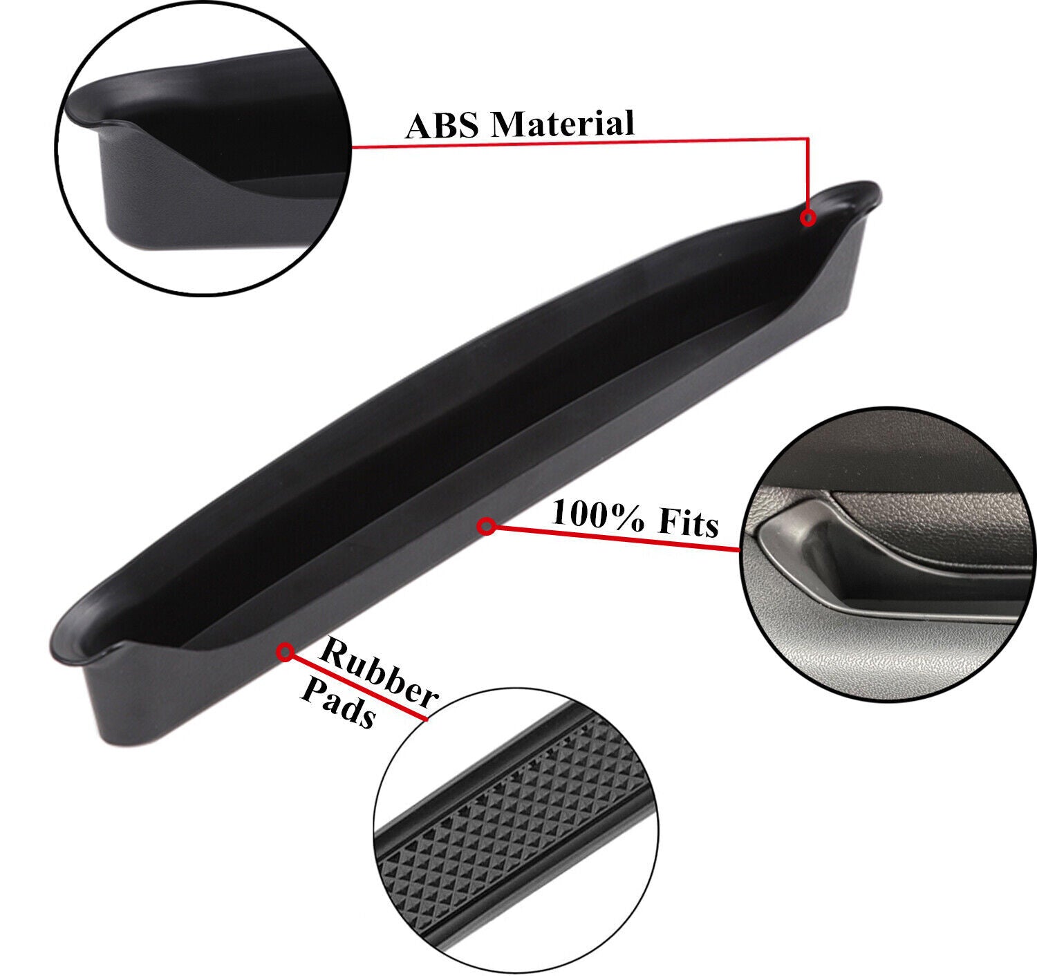 Passenger Side Grab Tray Box Storage Fit for Jeep for Wrangler JL 4XE JT 2018-2023
