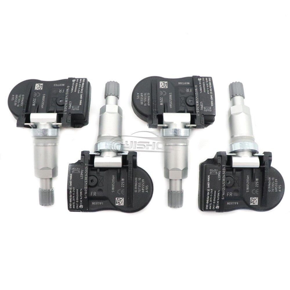4Pcs TPMS for BMW 2 3 4 Series i3 i8 X1 X2 X5 TIRE PRESSURE SENSOR 6855539