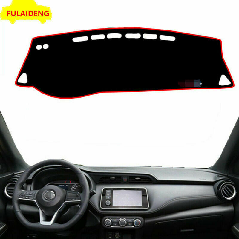 for Nissan Kicks 2017-2020 LHD Car Dashboard Dash Mat Anti-Sun Carpet Inner Pad