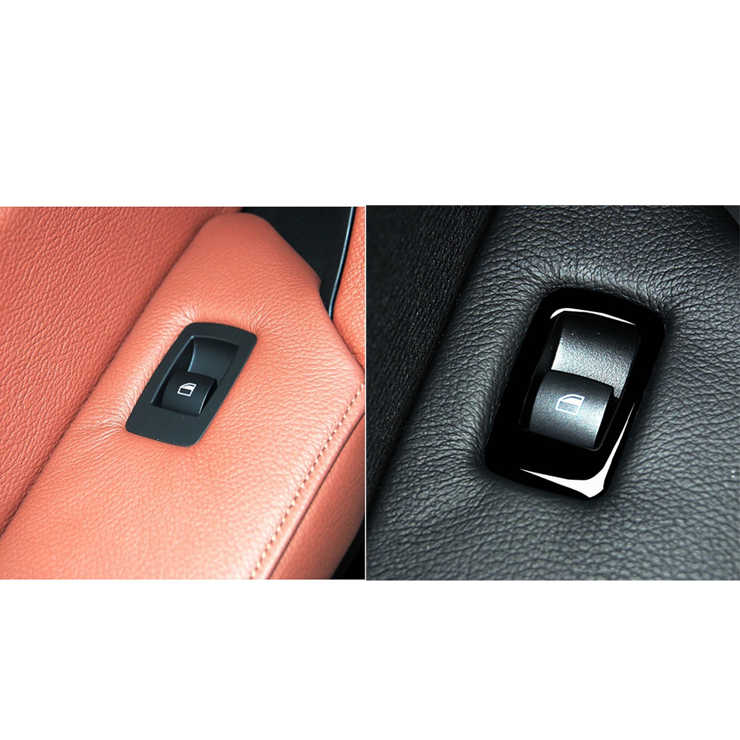 Sleek black door trim suitable for BMW X5 E70 X6 E71 2008 - 2013
