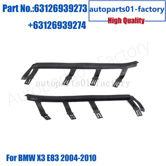 1Pair Headlight Gasket Upper Headlamp Cover Seal Strip for BMW X3 E83 2004-2010