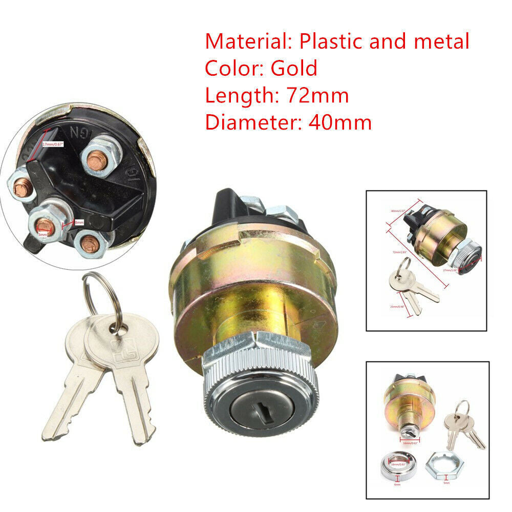 A set of ignition switch lock control with 2 buttons is suitable for KS6180 US14 UN148 CS7UL3 S11