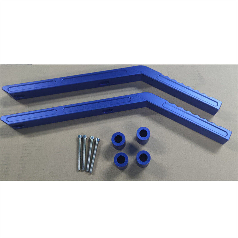 Rear Grab Handles CNC Aluminum Compatible with for Jeep for Wrangler JK 07-18 Blue