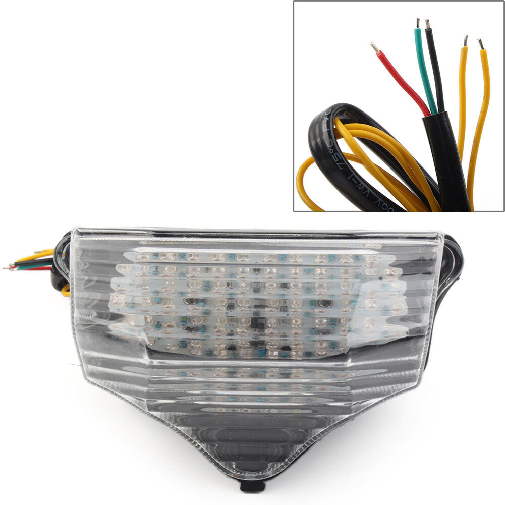 Rear Taillight Brake Turn Signal Assembly Fit for Yamaha FZ600 FZ6 FAZER Clear