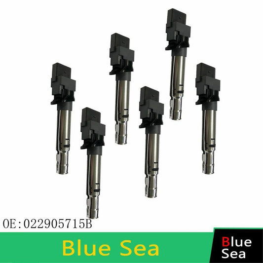 x 6 Ignition Coils GENUINE for Audi A3 TT Q 3.2 for VW for Passat Eos for Golf CC 3.6L