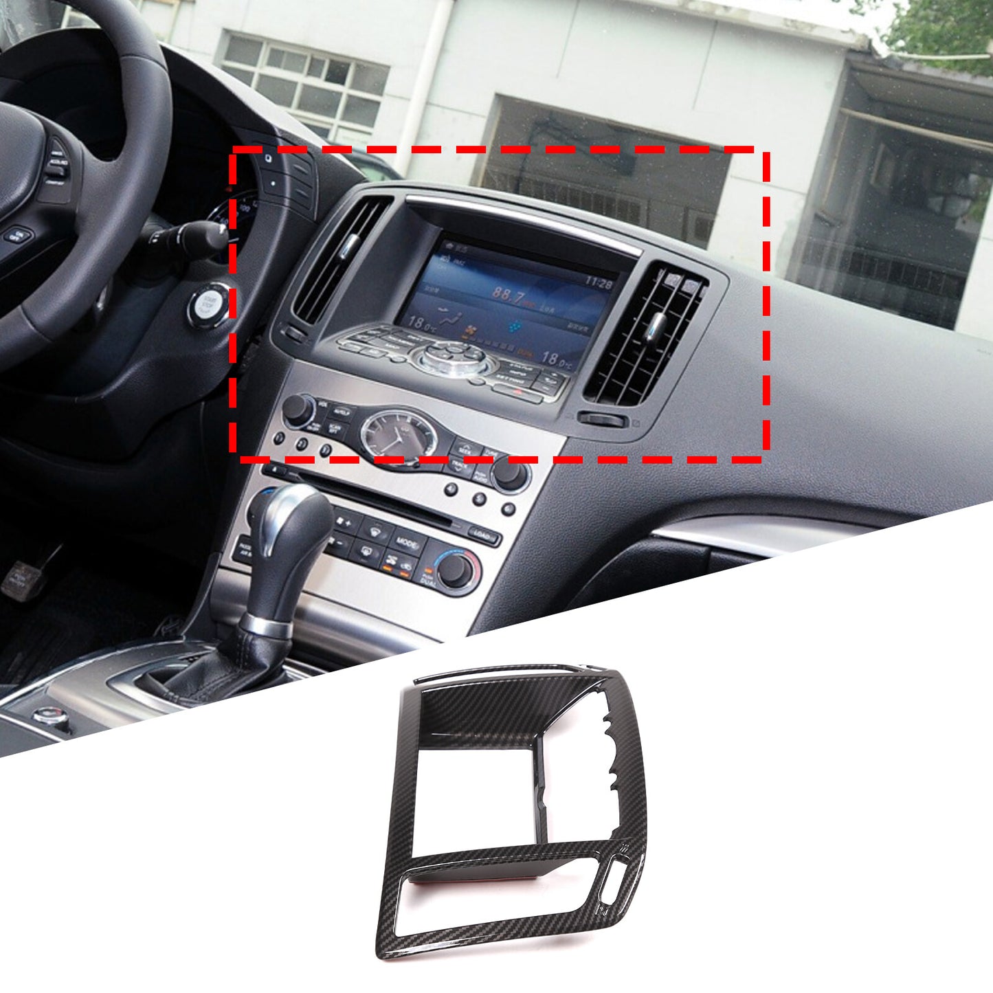 10-Piece Red Car Interior Central Control Trim for Toyota 86/Subru BRZ 12-20 USA