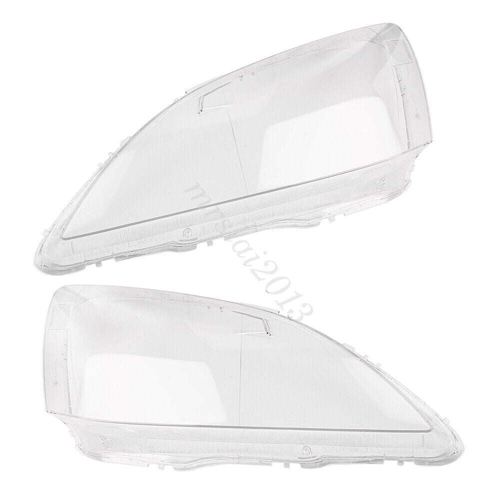 Left+Right Headlight Clear Lens Lampshade Cover for Honda for Accord 2003-2007