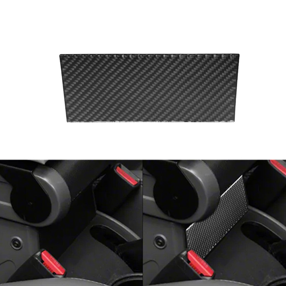 Carbon Fiber Under Center Armrest Trim for Jeep for Wrangler 2007-10