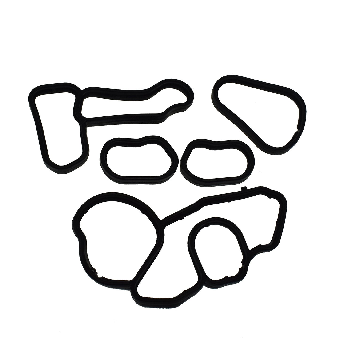 Set of 5pc Oil Cooler Gasket 11427625484 for BMW 1er 3er F20 F21 F30 F31 F35 F80