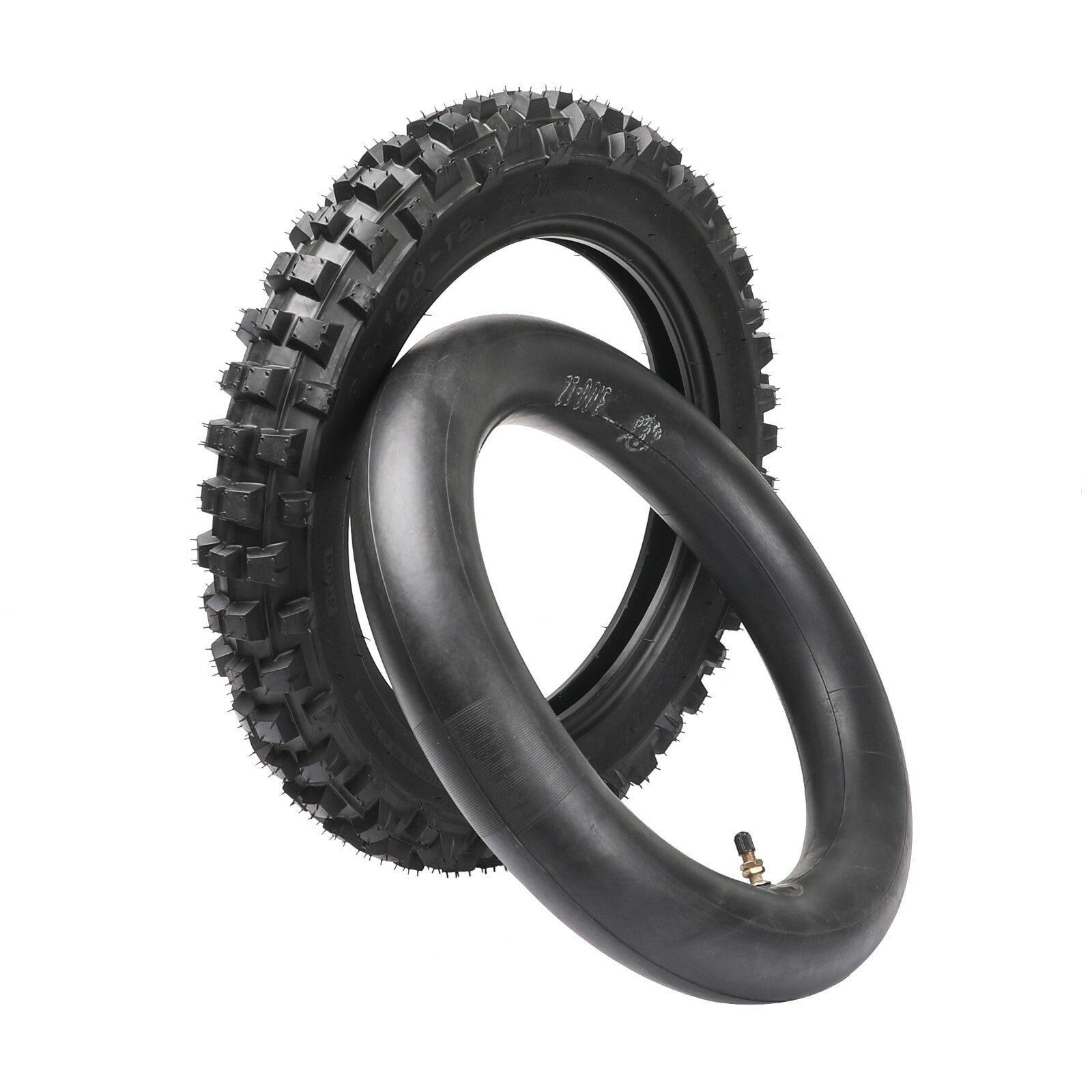 Front 60/100-14 + Rear 80/100-12 Tire Tubes - Dirt Pit Bicycles: TTR110, CRF70, KX65, PW80