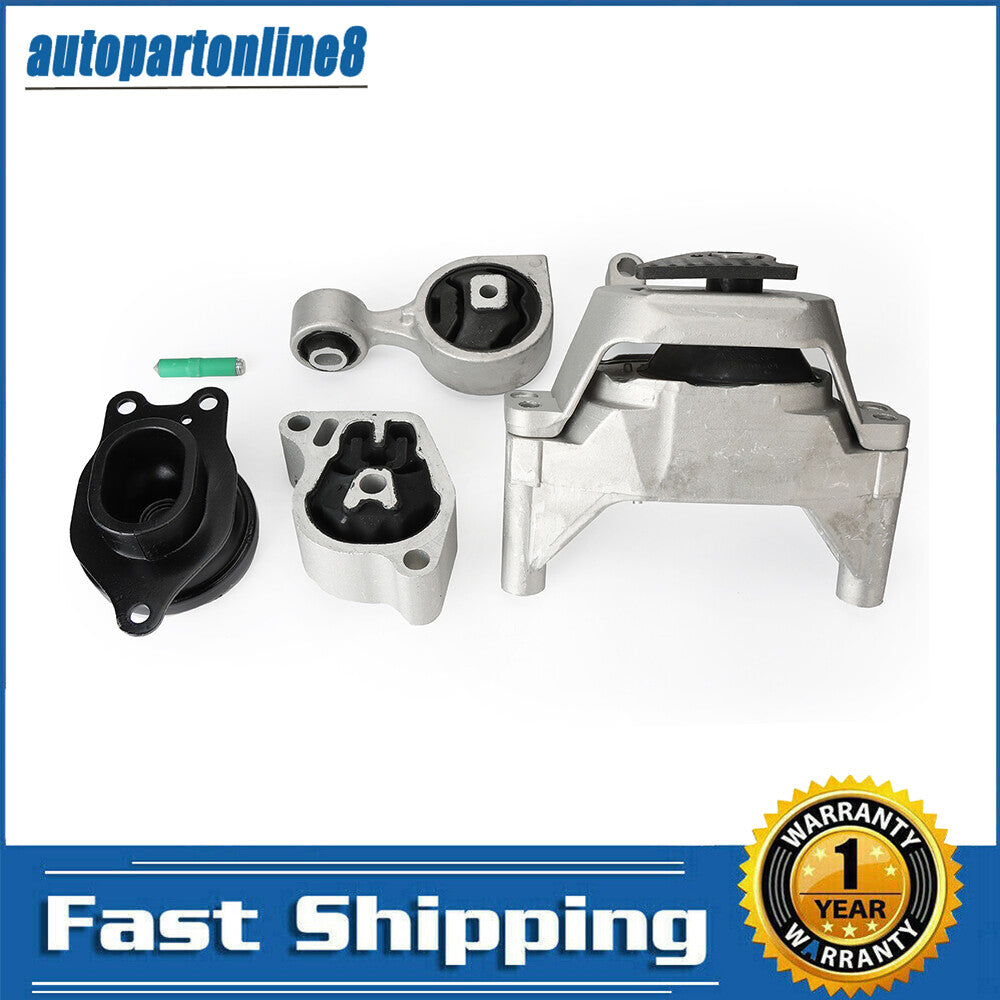 4-piece engine motor mounting kit, engine side mounting, suitable for Nissan Altima 2.5L 2007-2012