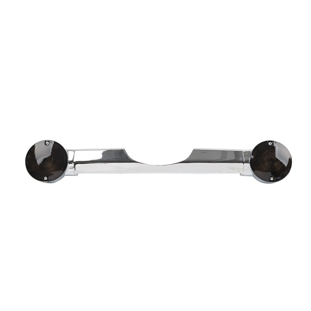Chrome Rear Turn Signal Bar Housing Lens for Harley Road King FLHR Classic FLHRC