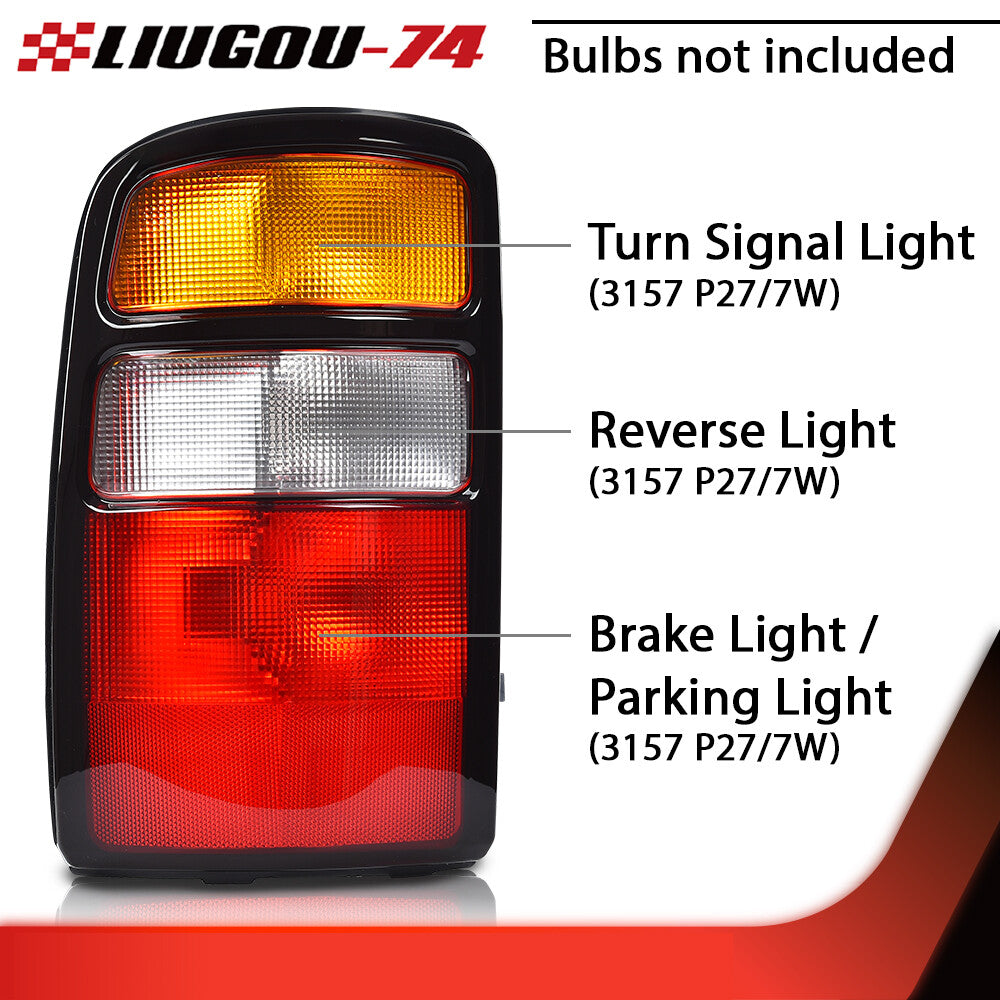 A pair of red taillights suitable for a 2000-2006 for Chevrolet suburban Tahoe for GMC for Yukon Territory.