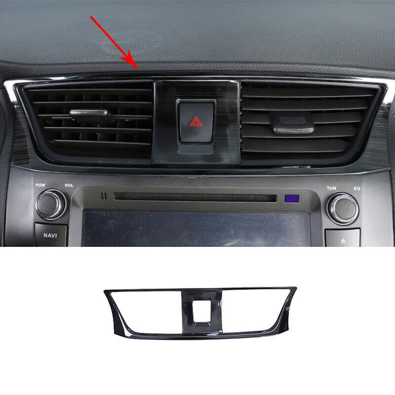 for Nissan Sentra Sylphy 13-19 Black Central Console Air Outlet Vent Cover Trim