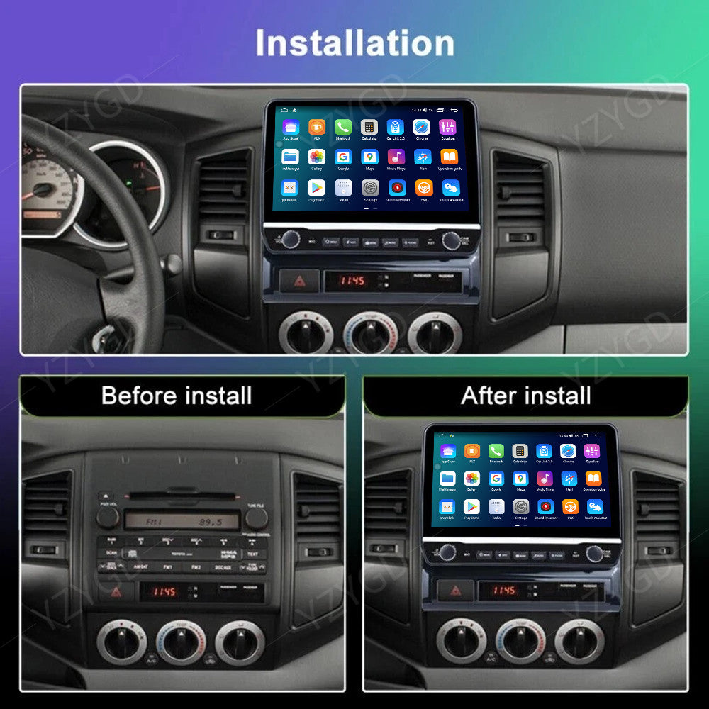 for Toyota Tacoma 2005-2013 Stereo 10Android Car Carplay Radio GPS Nav Screen