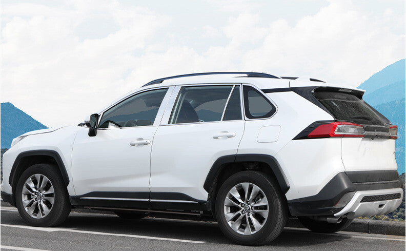 2Pcs 2019-2022 Aluminum Side Rail Bar Roof Rail Rack Fits for RAV4 RAV-4