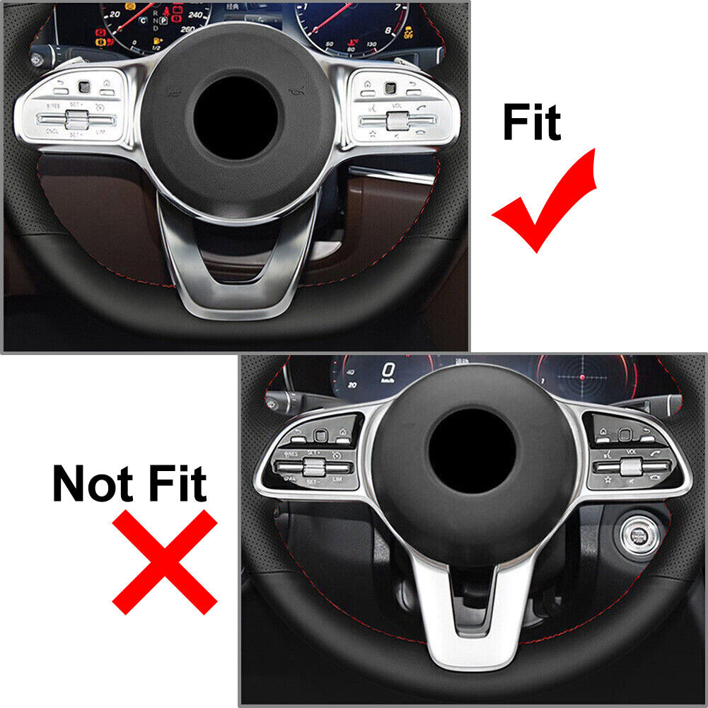 for Mercedes-Benz A B C E G CLS Class Steering Wheel Lower U Shape Cover Trim