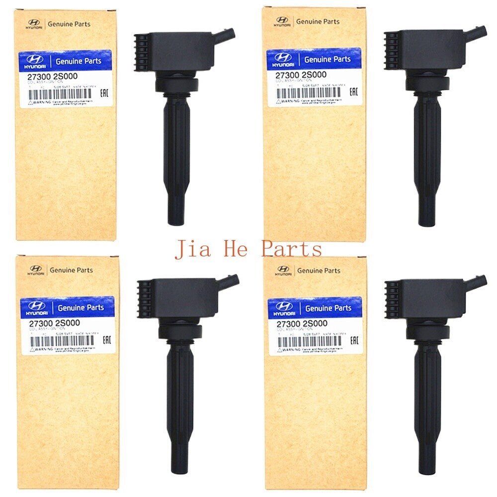 The all-new 4X IGNITION coil is suitable for the for Hyundai Sonata for Tucson Santa Fe and for Kia Sorento 2.5L.