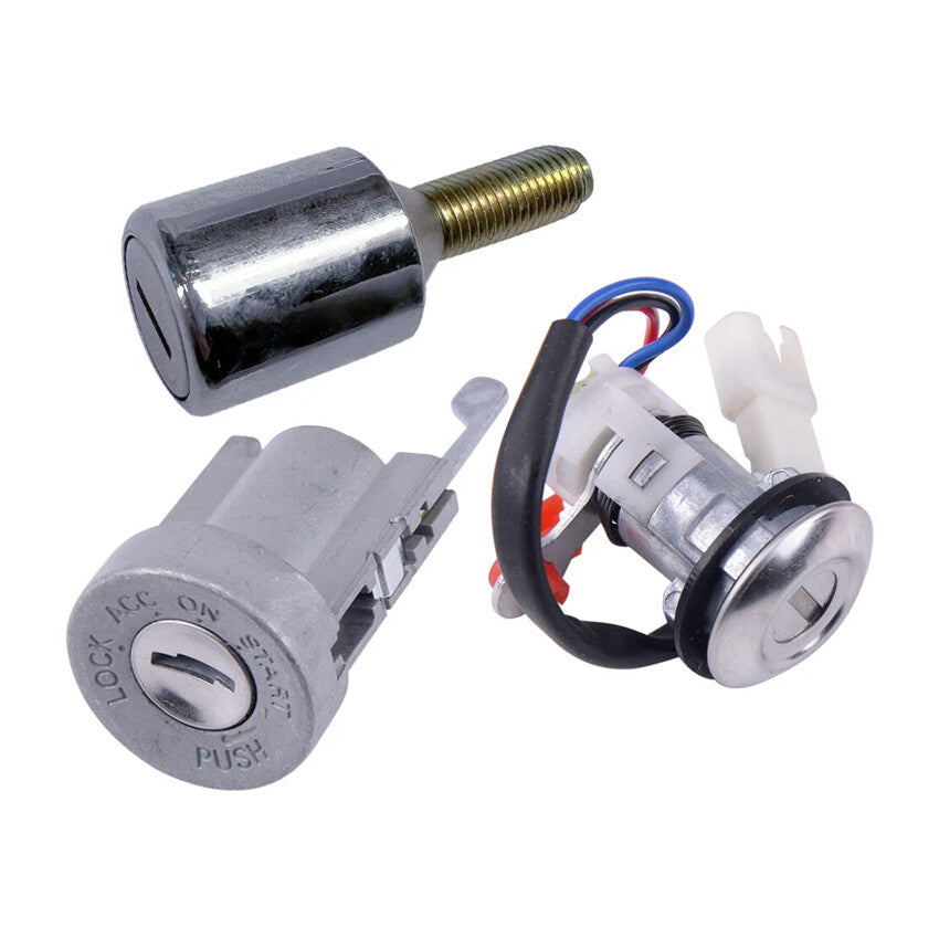 Lock Cylinder Key Set fits for Mitsubishi Pajero Montero MK2 2ND 4G54 4D56 V32,36W