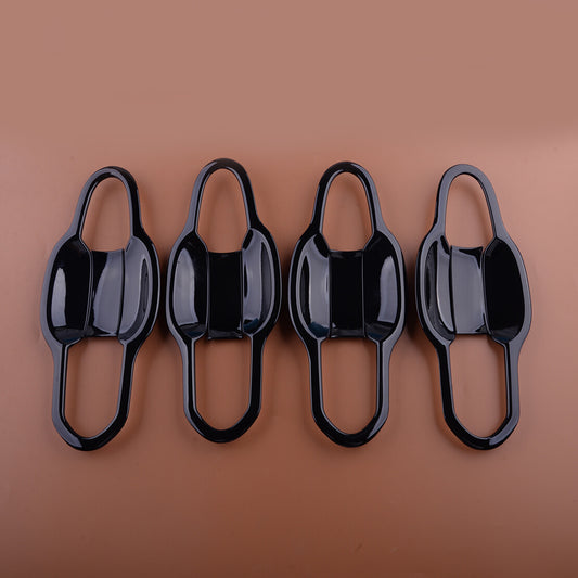 Fit for Toyota RAV4 2019-2021 Glossy Black Door Handle Bowl Cup Cover Trim