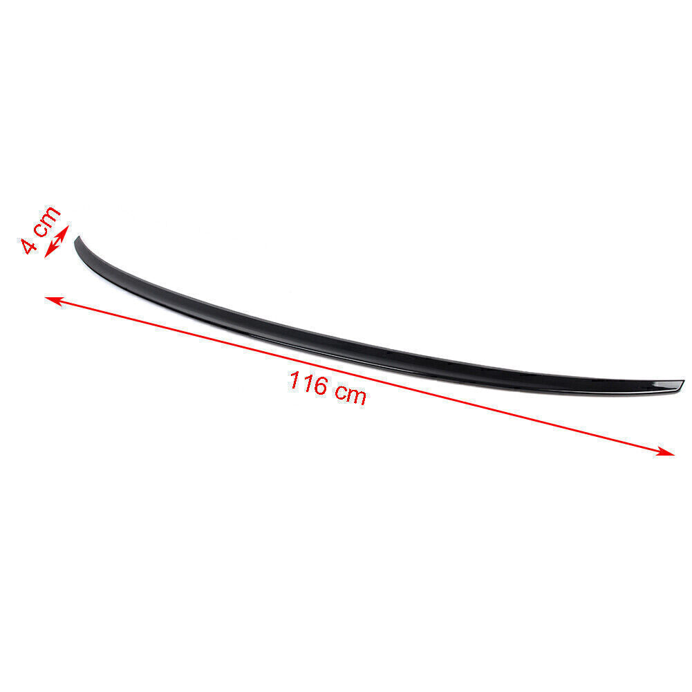 Tail Wing Rear Trunk Spoiler ABS Fit for AUDI A3 2014-2017 2018 2019 Gloss Black
